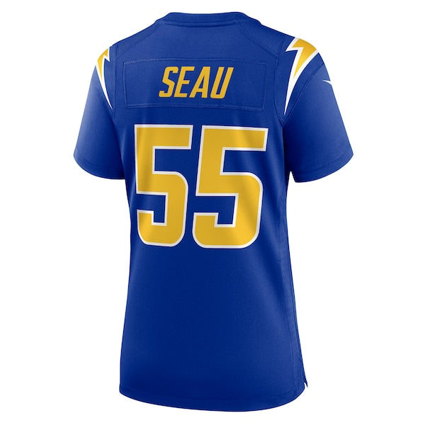 Junior Seau Los Angeles Chargers Nike Women's Retired Game Jersey - Royal/Powder Blue - Image 4