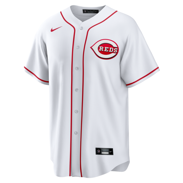 Ken Griffey Jr. Cincinnati Reds Nike Home Retired Player Replica Jersey - White - Image 2