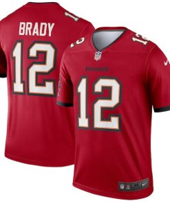 Tom Brady Tampa Bay Buccaneers Nike Legend Jersey - Red/Pewter