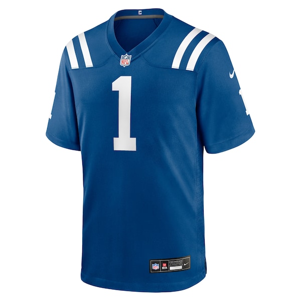 Ahmad Sauce Gardner Indianapolis Colts Nike Team Game Jersey - Royal/Heather Royal/White - Image 3