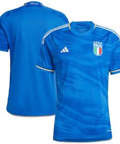 Italy National Team adidas 2023 Home Replica Jersey - Blue