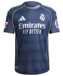 Alternative view of Jude Bellingham Los Merengues adidas 2025/26 Away Authentic Player Jersey - Blue