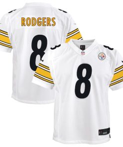 Aaron Rodgers Pittsburgh Steelers Nike Youth  Game Jersey?¨C White/Black