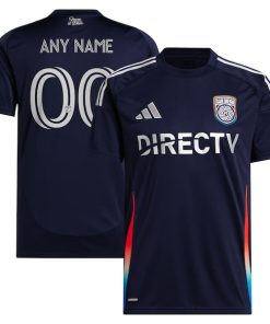 San Diego FC adidas 2025 State of Flow Replica Custom Jersey - Navy
