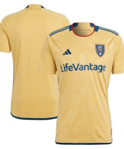 Real Salt Lake adidas 2024 The Beehive State Kit Replica Jersey - Gold