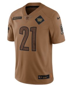 Alternative view of Sean Taylor Washington Commanders Nike 2023 Salute To Service Retired Player Limited Jersey - Brown