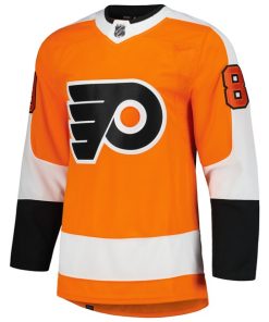 Alternative view of Cam Atkinson Philadelphia Flyers adidas Home Primegreen Authentic Pro Player Jersey - Orange