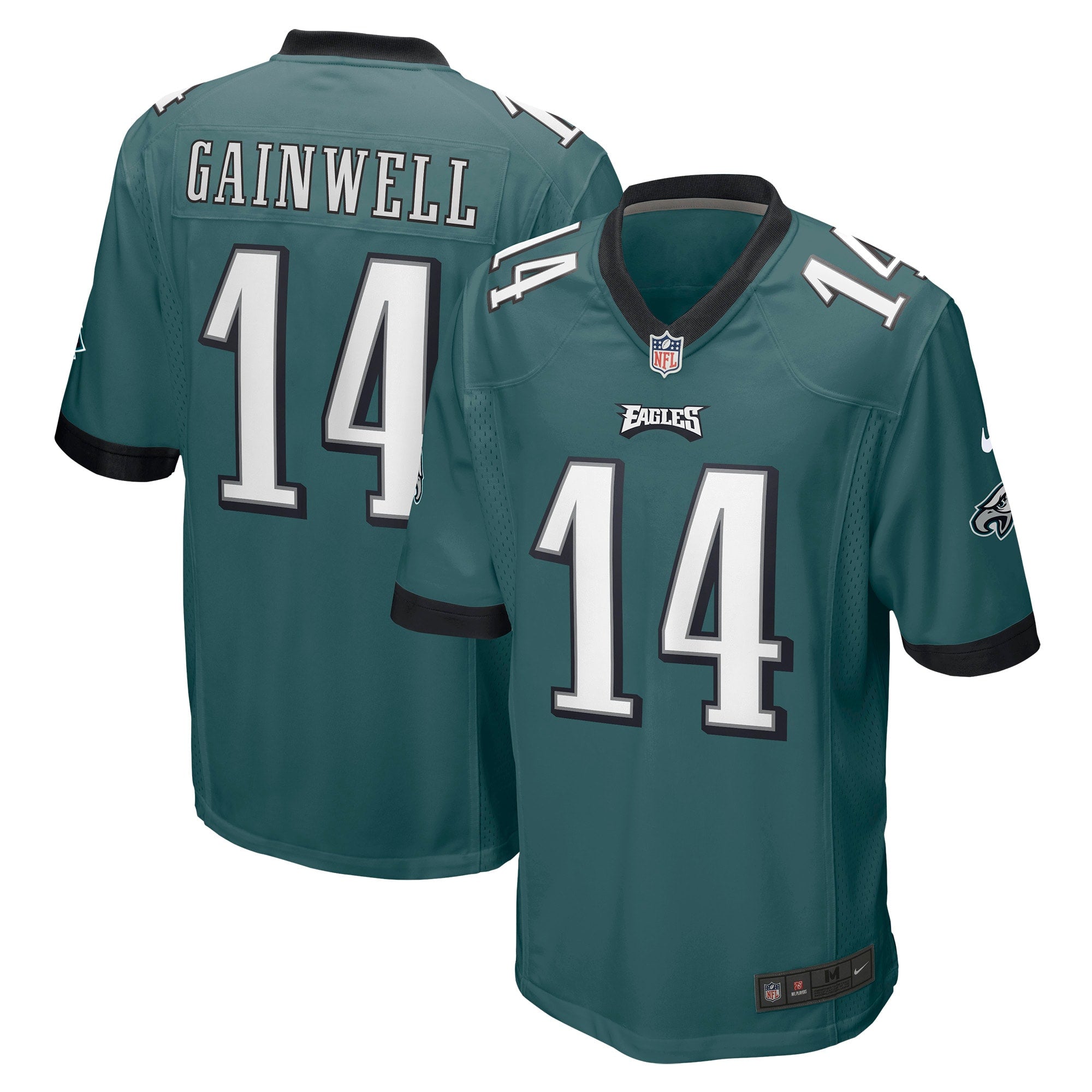 Kenneth Gainwell Philadelphia Eagles Nike Alternate Game Jersey - Kelly Green/Green - Image 5