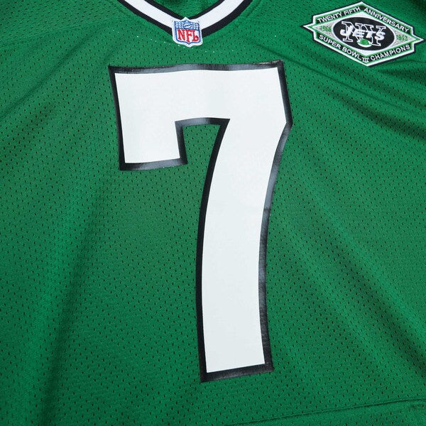 Boomer Esiason New York Jets 1993 Authentic Throwback Retired Player Pocket Jersey - Kelly Green - Image 5