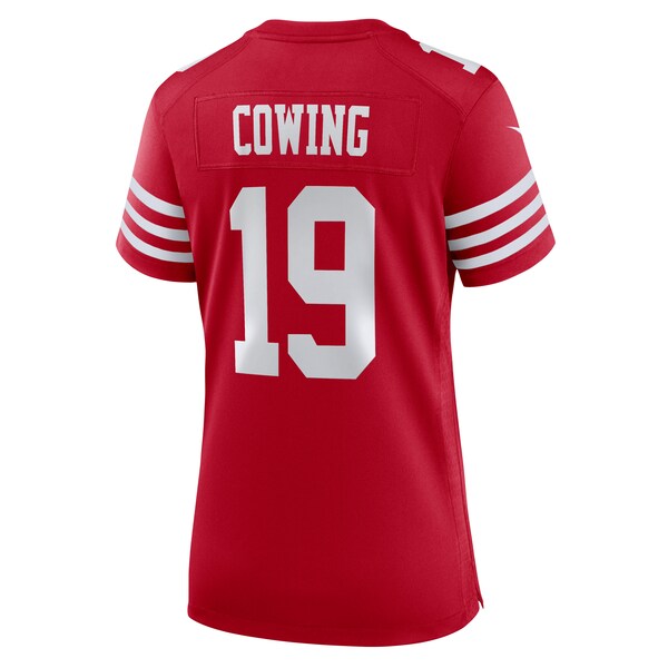 Jacob Cowing San Francisco 49ers Nike Women's Game Jersey - Scarlet - Image 4