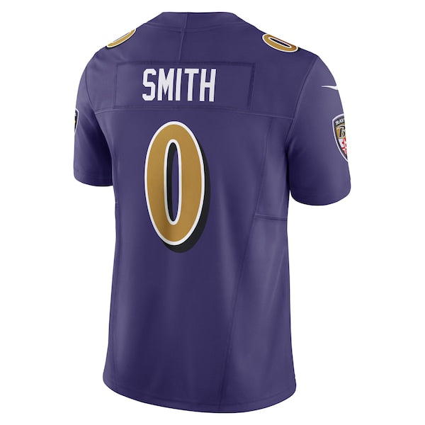 Roquan Smith Baltimore Ravens Nike Alternate 2 Vapor F.U.S.E. Limited Jersey - Purple/Black - Image 4