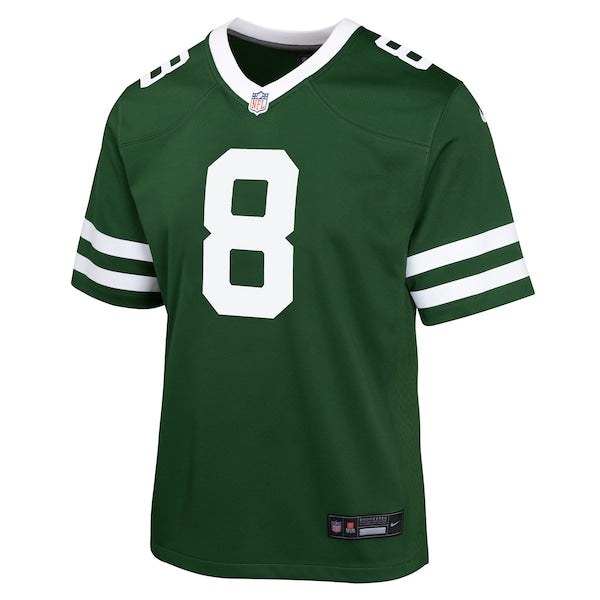 Aaron Rodgers New York Jets Nike Youth Game Jersey - Gotham Green/Black/White - Image 3