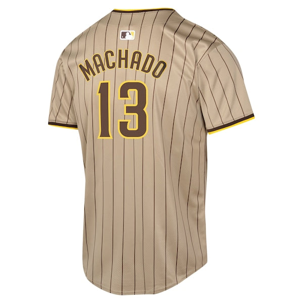 Manny Machado San Diego Padres Nike Youth Alternate Limited Player Jersey - Sand/White - Image 4