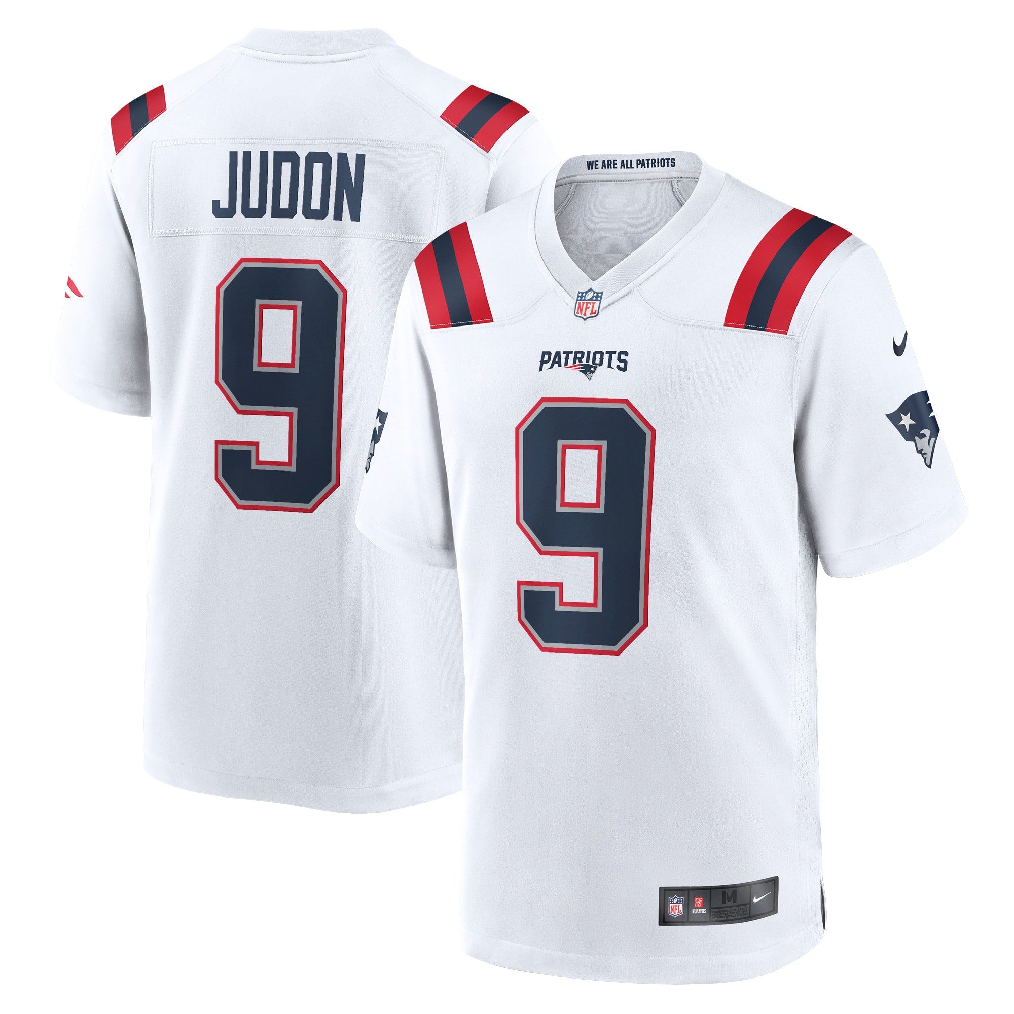 Matthew Judon New England Patriots Nike Game Jersey - Red/White - Image 5