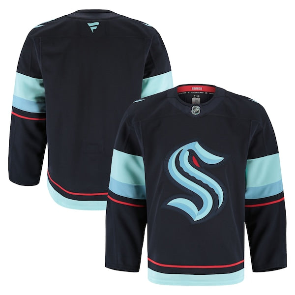 Seattle Kraken Home Authentic Pro Jersey - Deep Sea Blue
