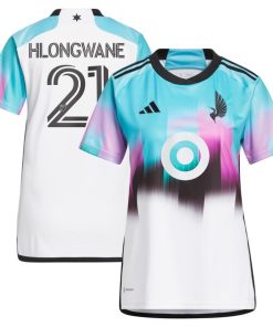 Bongokuhle Hlongwane Minnesota United FC adidas Women's 2024 The Northern Lights Kit Replica Jersey - White