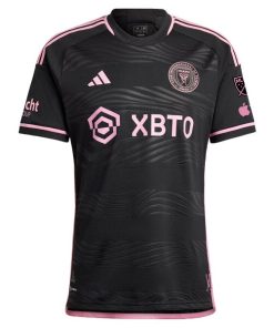 Alternative view of Leonardo Campana Inter Miami CF adidas 2024 La Noche Authentic Player Jersey - Black