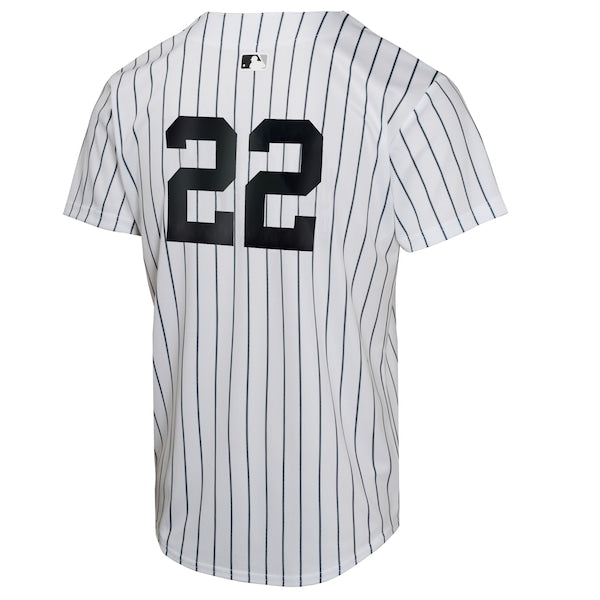 Juan Soto New York Yankees Nike Youth 2024 World Series Home Game Player Jersey - White - Image 3