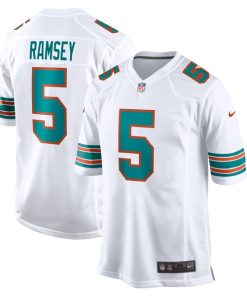 Jalen Ramsey Miami Dolphins Nike Alternate Game Jersey - White/Aqua