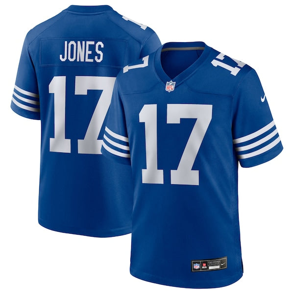 Daniel Jones Indianapolis Colts Nike Alternate Game Jersey - Royal/Heather Royal