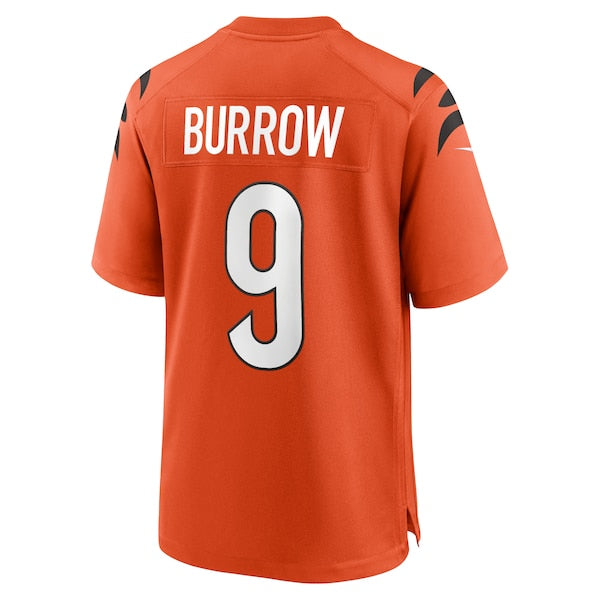Joe Burrow Cincinnati Bengals Nike Alternate Game Jersey - Orange - Image 3