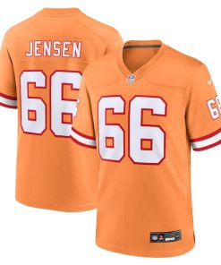 Ryan Jensen Tampa Bay Buccaneers Nike Throwback Game Jersey - Orange/Red