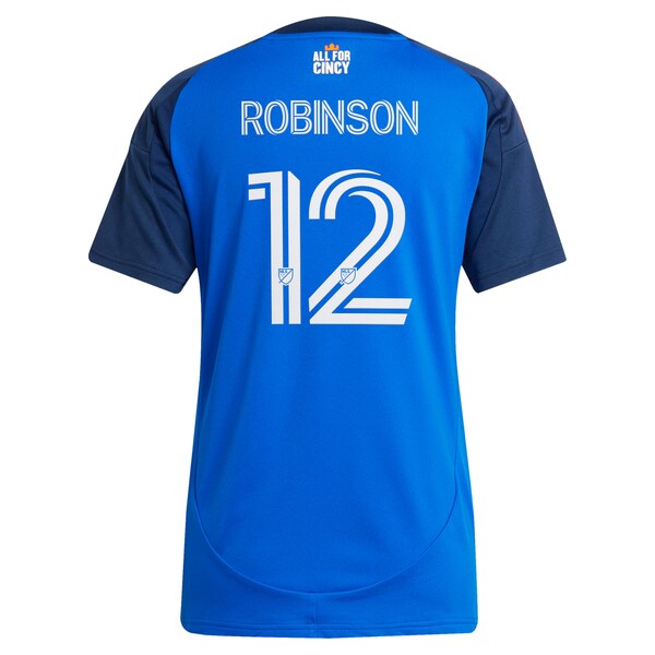 Miles Robinson FC Cincinnati adidas Women's 2025 Orange and Blue Legacy Kit Replica Player Jersey - Blue - Image 3