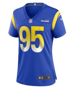 Alternative view of Bobby Brown III Los Angeles Rams Nike Women's Team Game Jersey -  Royal