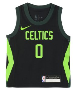 Alternative view of Jayson Tatum Boston Celtics Nike Toddler 2024/25 Swingman Player Jersey - City Edition - Black