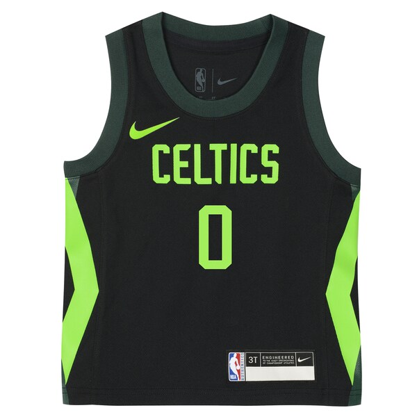 Jayson Tatum Boston Celtics Nike Toddler 2024/25 Swingman Player Jersey - City Edition - Black - Image 2