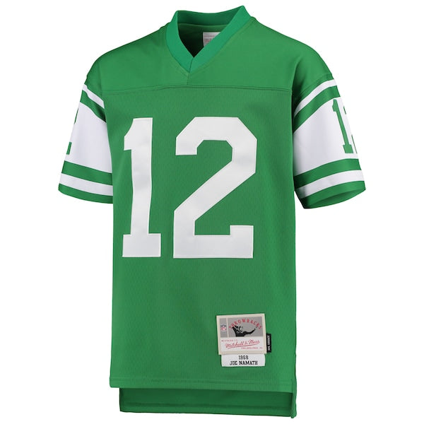 Joe Namath New York Jets Youth 1968 Legacy Retired Player Jersey - Green - Image 3