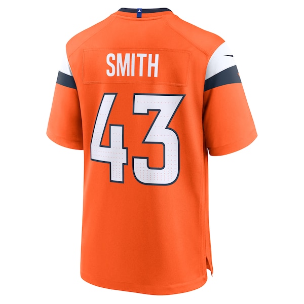 Keidron Smith Denver Broncos Nike Team Game Jersey - Orange - Image 3