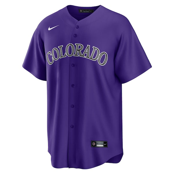 Colorado Rockies Nike Alternate Replica Team Jersey - Purple - Image 2