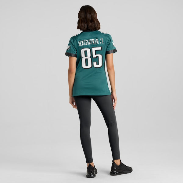 Albert Okwuegbunam Jr. Philadelphia Eagles Nike Women's Team Game Jersey - Midnight Green - Image 5