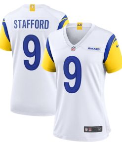 Matthew Stafford Los Angeles Rams Nike Women's Alternate Game Jersey - White/Royal