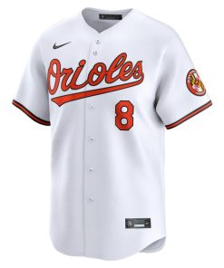 Alternative view of Cal Ripken Jr. Baltimore Orioles Nike Home Limited Player Jersey - White