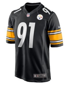 Alternative view of Logan Lee Pittsburgh Steelers Nike  Game Jersey -  Black