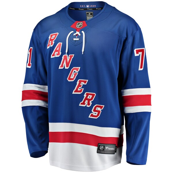 Juuso Parssinen New York Rangers Home Breakaway Jersey - Blue - Image 2