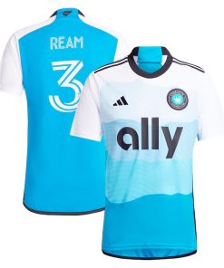 Tim Ream Charlotte FC adidas 2024 The Carolina Kit: Explore Replica Player Jersey - Blue
