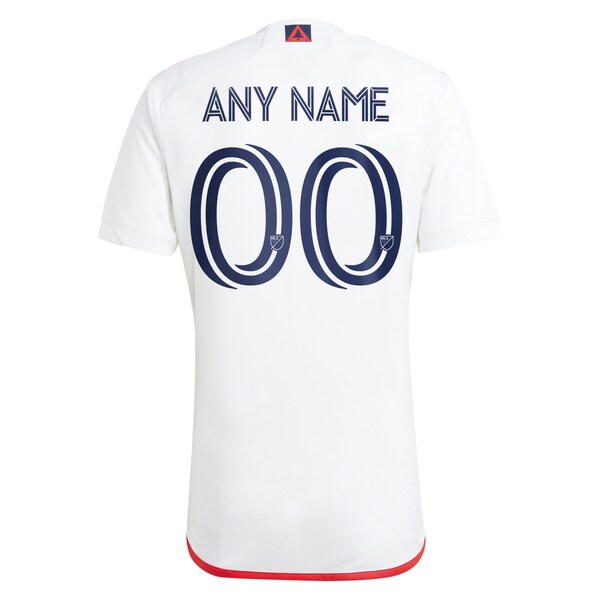 New England Revolution adidas 2024 Defiance Replica Custom Jersey - White - Image 3