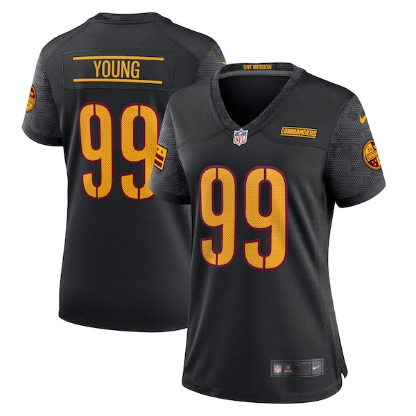 Chase Young Washington Commanders Nike Women's Player Jersey - Black/Burgundy/White - Image 6
