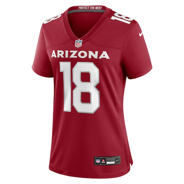 Marvin Harrison Jr. Arizona Cardinals Nike Women's Player Game Jersey - Cardinal - Image 2