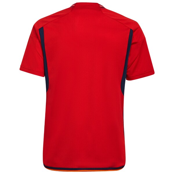 Spain National Team adidas Youth 2022/23 Home Replica Jersey - Red - Image 3