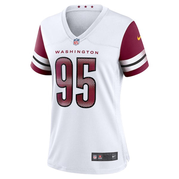 Jer'Zhan Newton Washington Commanders Nike Women's Game Jersey - White - Image 2