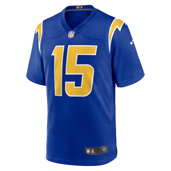 Ladd McConkey Los Angeles Chargers Nike Alternate Game Jersey - Royal/Navy/White - Image 3