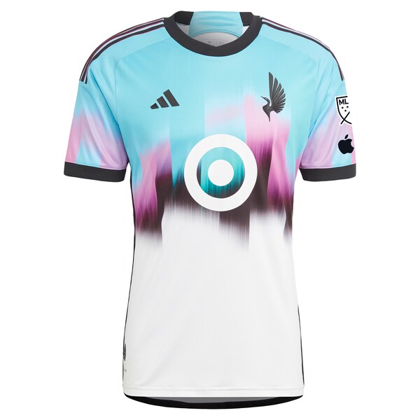 Franco Fragapane Minnesota United FC adidas 2023 The Northern Lights Kit Authentic Jersey - White - Image 2