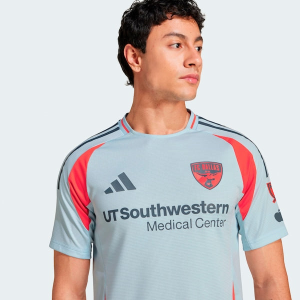 FC Dallas adidas 2025 The Inferno Kit Authentic Jersey - Light Blue - Image 7