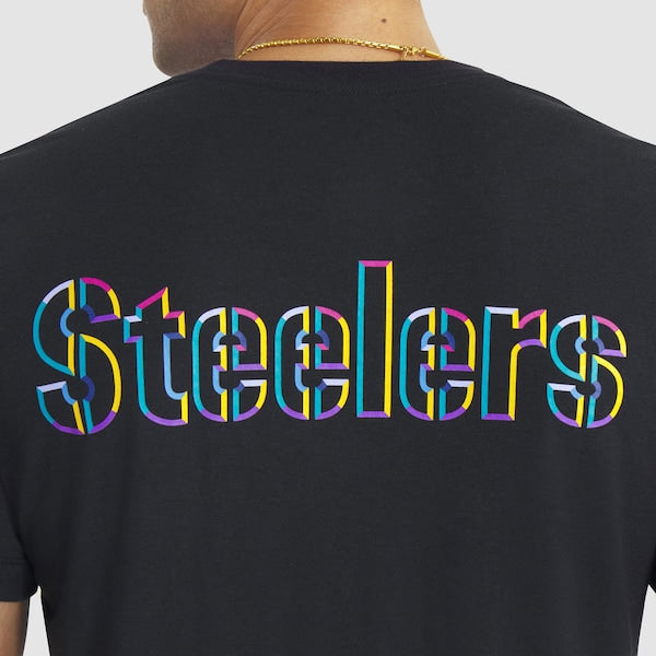 Pittsburgh Steelers Nike Tall 2025 NFL Crucial Catch Tri-Blend Dri-FIT T-Shirt - Black - Image 5