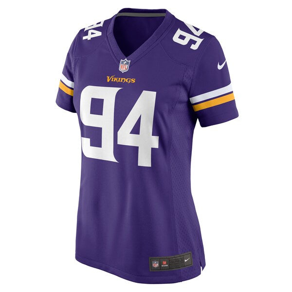 Taki Taimani Minnesota Vikings Nike Women's Game Jersey - Purple - Image 3