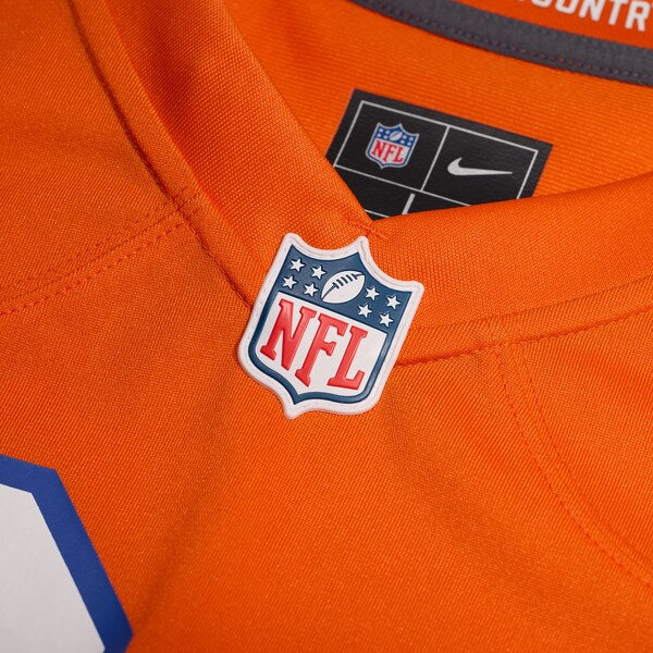 Garrett Bolles Denver Broncos Nike Mile High Collection 1977 Throwback Player Game Jersey - Orange - Image 5